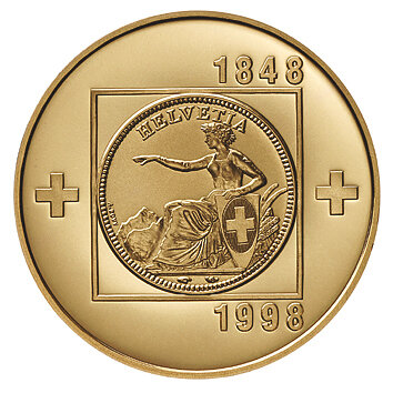 Schweiz 100 Franken 1998 B 150 Jahre Schweizer Bundesstaat (ME)